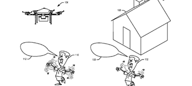 Amazon patent un dron que entiende cuando le grits