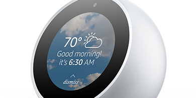 Echo Spot, el nuevo reloj despertador inteligente de Amazon