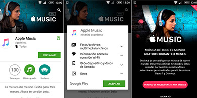 Apple Music llega a Android y golpea a Spotify