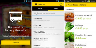 Nueva App del gobierno porteo: BA Ferias