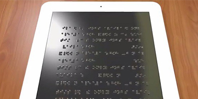 La revolucionaria tablet con braille: cmo funciona?