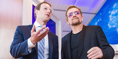 Zuckerberg, Gates y Bono piden ms acceso a Internet