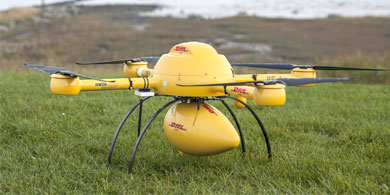 DHL enva medicamentos a travs de drones en Alemania