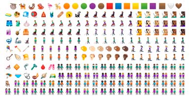 Android 10 viene con nuevos emoji inclusivos