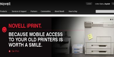 Novell present iPrint para mviles