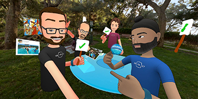 Cmo es Facebook Spaces, la primera app social de Realidad Virtual?