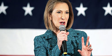 Carly Fiorina, ex CEO de HP, se baja de las presidenciales