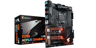 X299 AORUS Gaming, los nuevos motherboards de GIGABYTE