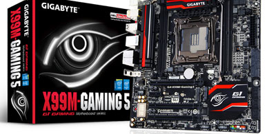 GIGABYTE lanz su nuevo motherboard X99M-Gaming 5