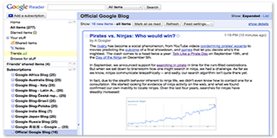 Lleg el final para el Google Reader por escasa popularidad