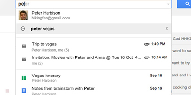 Gmail permitir hacer bsquedas en Drive y Calendar