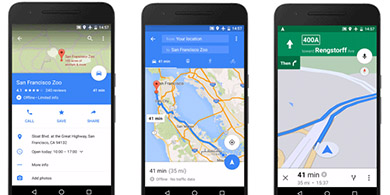 Los mapas de Google ya funcionan sin conexin