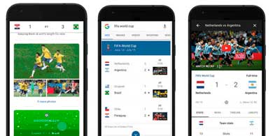 Google se actualiza para seguir el minuto a minuto del Mundial