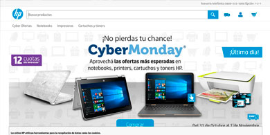 En pleno Cyber Monday HP Argentina lanz su propia tienda online