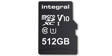 Integral present la primera tarjeta microSD de 512GB