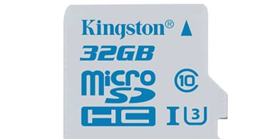 Kingston lanz una tarjeta microSD para cmaras de accin y drones