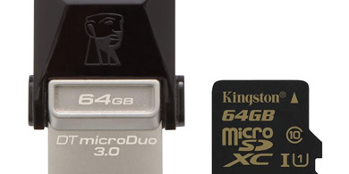 Kingston lanza memorias para tabletas y smartphones Android