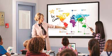 LG present su primera pantalla interactiva para entornos educativos