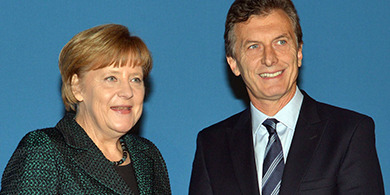 Macri se reuni con Merkel: 