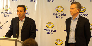 Mercado Libre recibi a Macri y anunci una inversin de $1.500 millones