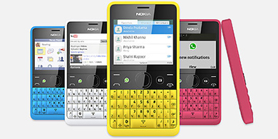 Nokia lanz su nuevo Asha 210 con botn Whatsapp incorporado