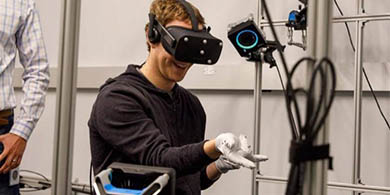 Zuckerberg mostr cmo podremos tocar la realidad virtual