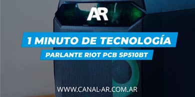 1 Minuto de Tecnologa: Parlante RIOT PCB SP510BT