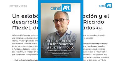 Un eslabn entre la innovacin y el desarrollo. Entrevista a Ricardo Medel, de la Fundacin Sadosky