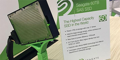 Seagate, con el SSD ms grande: 60TB de memoria flash