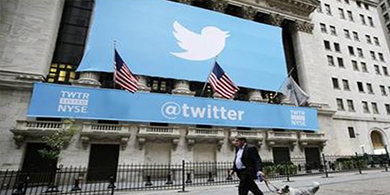 Twitter termin valuada en 24,480 millones tras su primer da en Bolsa