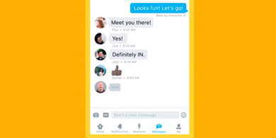 Twitter convierte sus mensajes directos en un WhatsApp