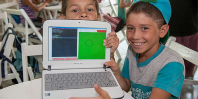 Programando en la escuela durante las vacaciones