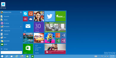 Microsoft present la primer versin de Windows 10